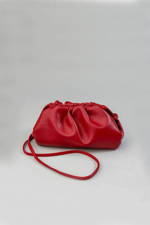 Bow19 Dumpling bag red