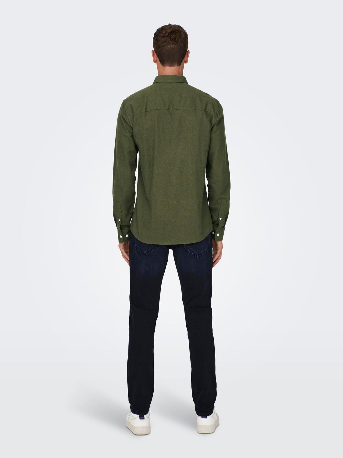 Only & Sons Gudmund slim solid shirt