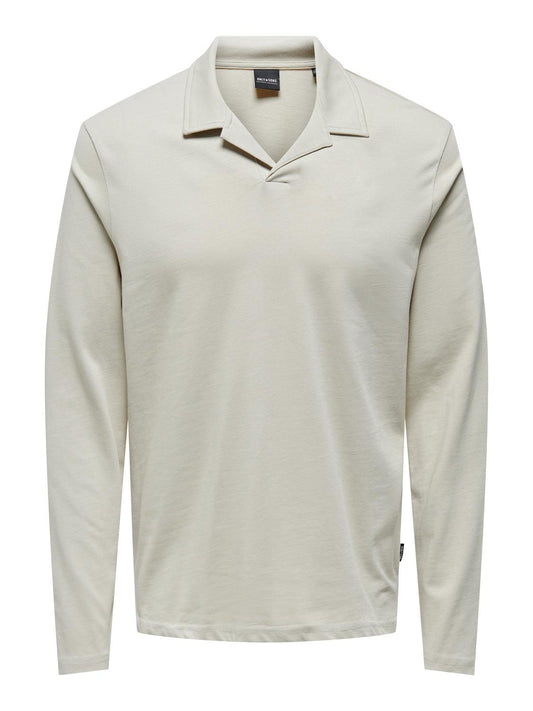 Only & Sons Brody reg split neck ls polo