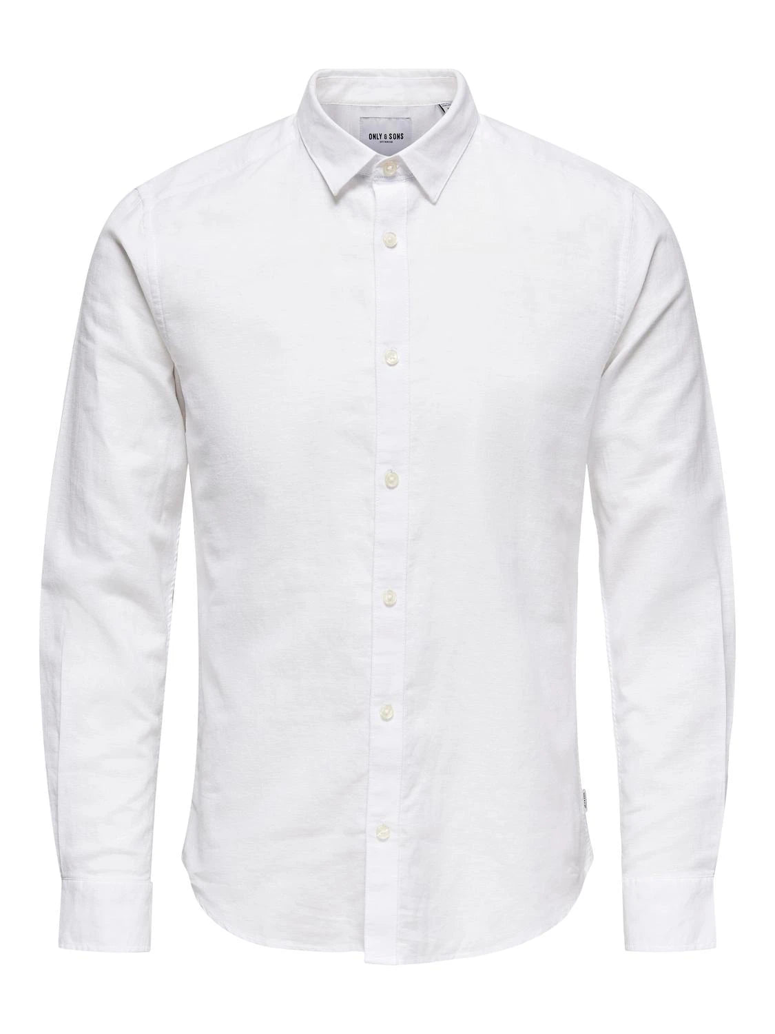 Only & Sons Caiden ls solid linen shirt